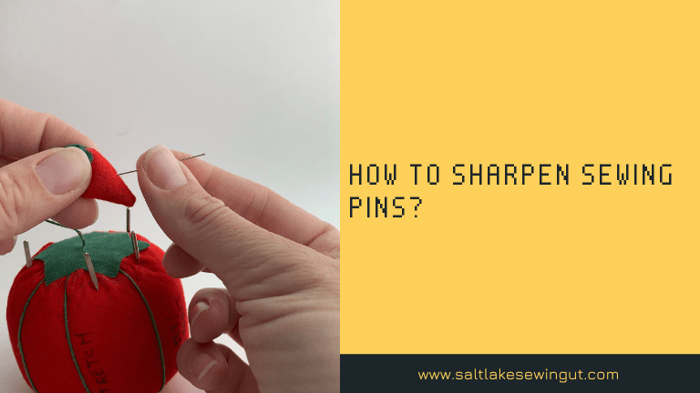 How to sharpen sewing pins?