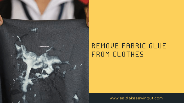 Remove Fabric Glue From Clothes