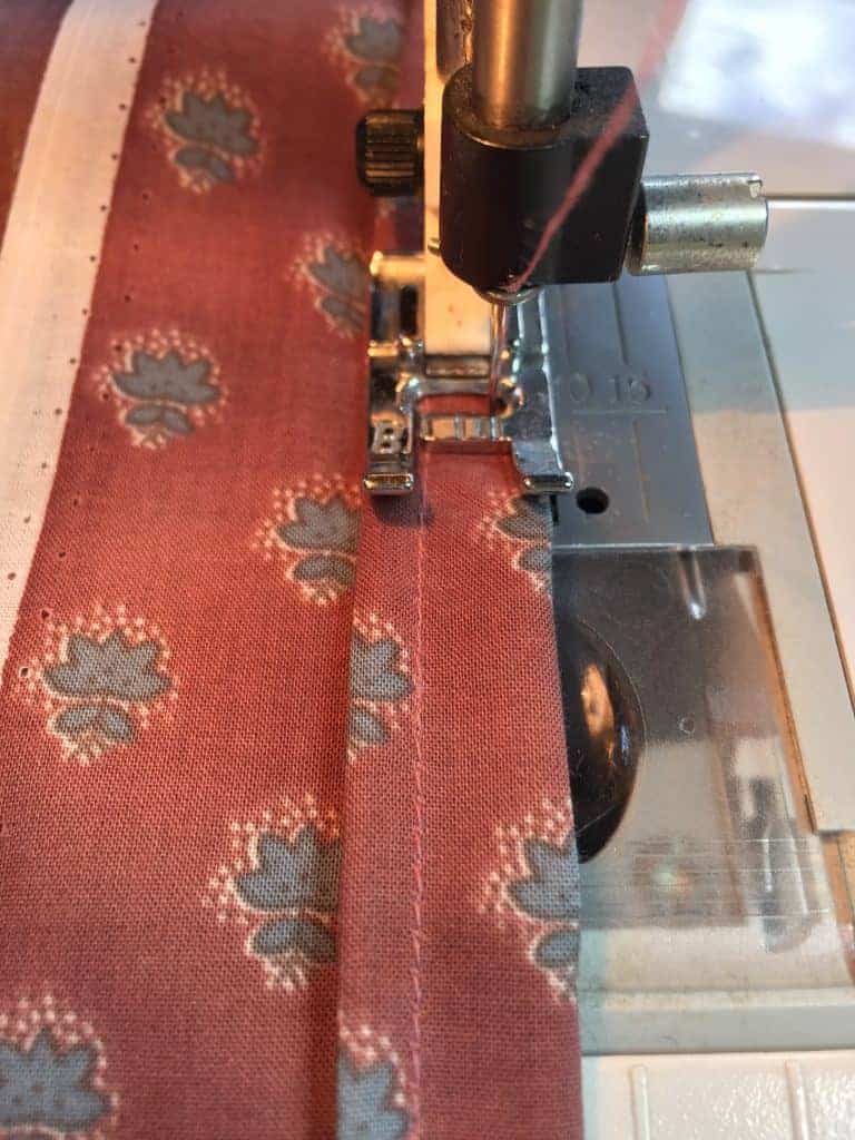  pintucks with a sewing machine