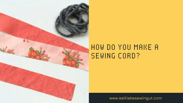 How do you make a sewing cord?