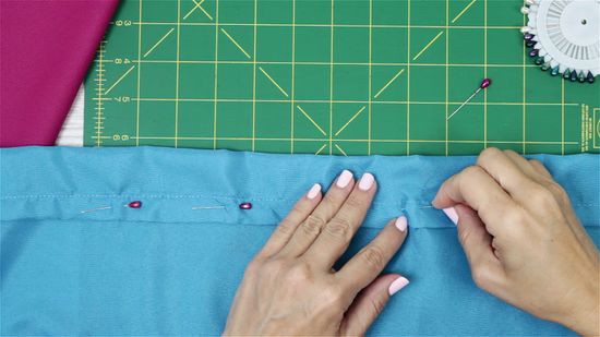 sew elastic bands together