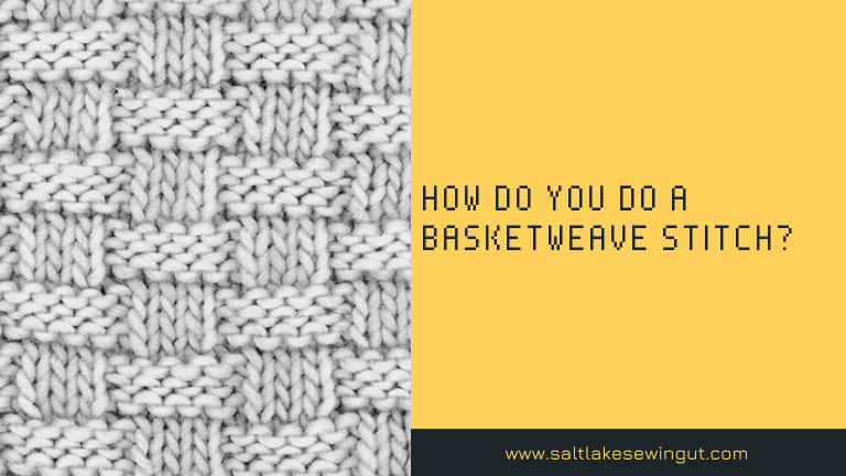 How do you do a basketweave stitch?