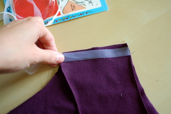 stabilize stretch fabric